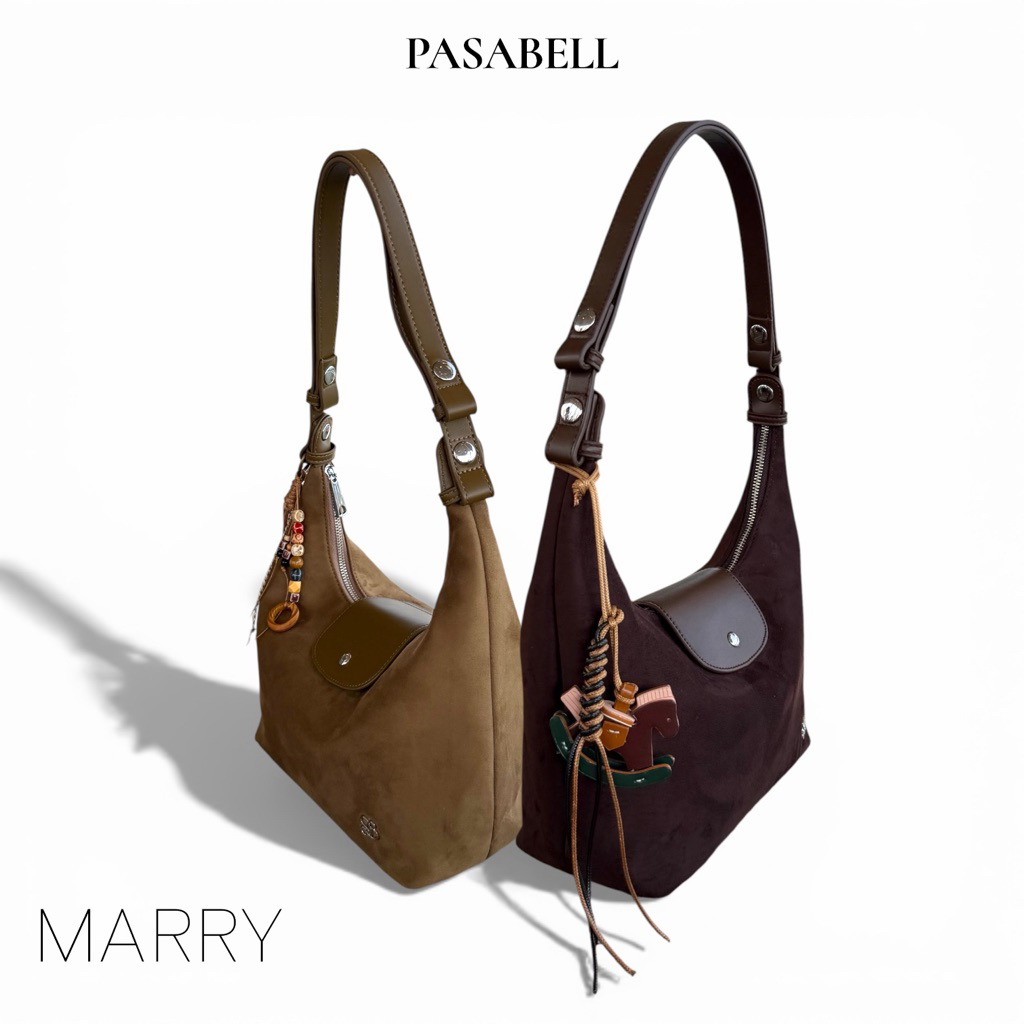 Pasabell กระเป๋าสะพาย รุ่น - MARRY - สายปรับได้ (ไม่มีจี้ห้อย)