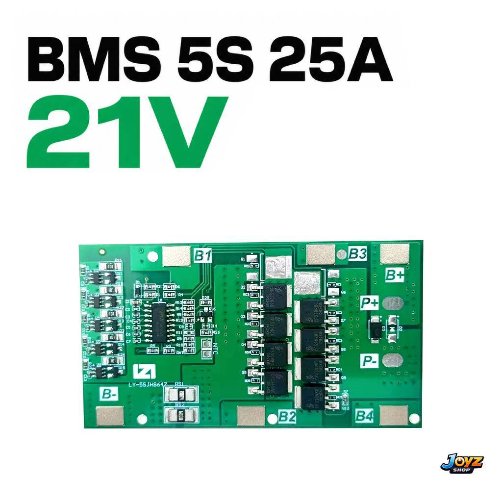BMS 5S 21V 25A  มี Balance 18650 21700