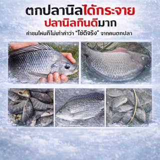 เหยื่อเย็น อสูรตับ 400g ผสมเสร็จพร้อมใช้ทันที สำหรับตกปลานิล ปลาเกล็ดทุกชนิด