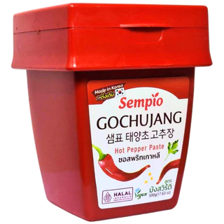 SEMPIO Gochujang Hot Pepper Paste VEGAN โกชูจัง ซอสพริกเกาหลี สูตรวีแกน ตรา เซมเพียว 170g / 500g / 1kg (HALAL)