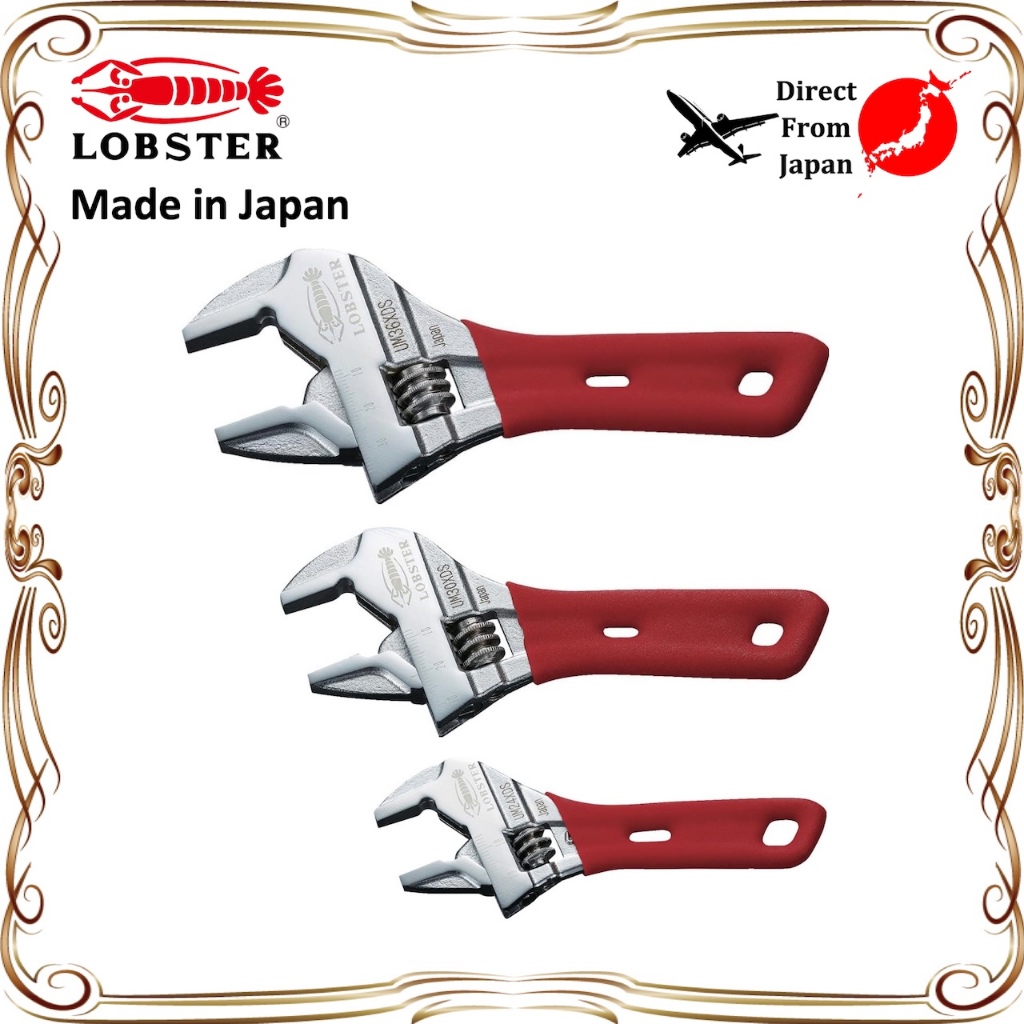 【Direct from Japan】ผลิตในญี่ปุ่น Lobster Pocket Adjustable wrench ประแจเลื่อน X Grip UM24XDS UM30XDS