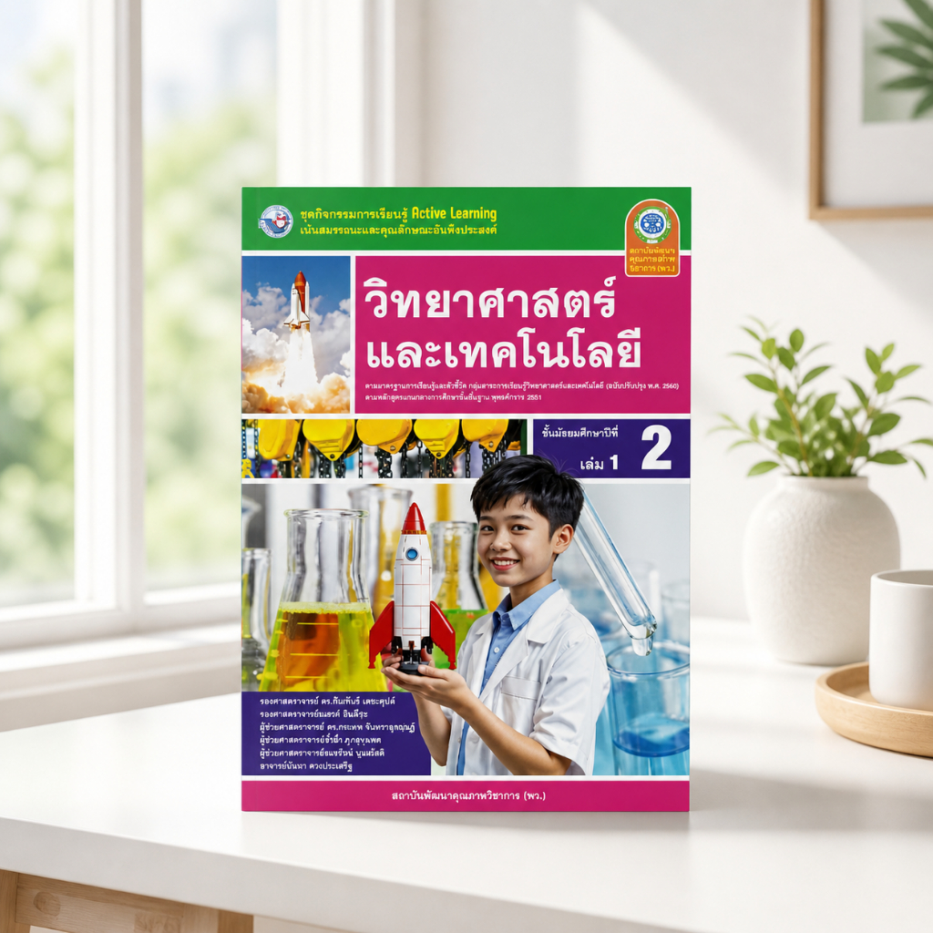 ชุด​กิจกรรม​ วิทยา​ศาสตร์​และ​เทคโนโลยี​ ม.2​ เล่ม1 พว.