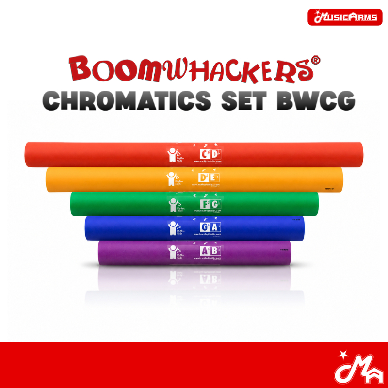 Boomwhackers Chromatics Set BWCG ชุดเครื่องดนตรีพัฒนาการสำหรับเด็ก