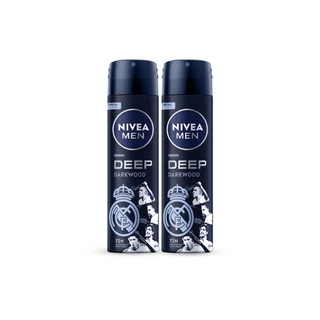 นีเวีย เมน สเปรย์ ดีพ ดาร์กวูด 150 มล. 2ชิ้น NIVEA