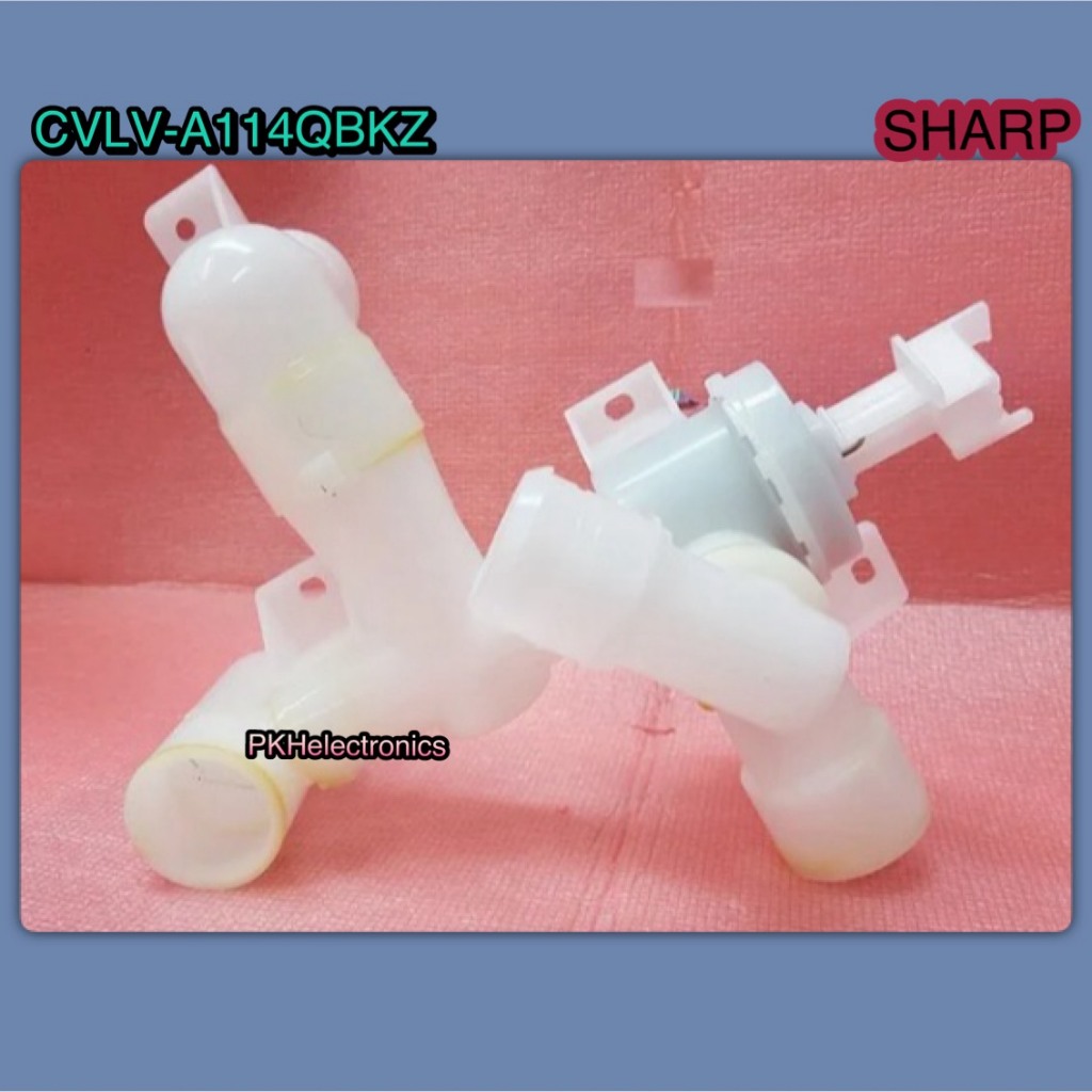 ชุดวาล์วท่อน้ำทิ้ง เครื่องซักผ้าชาร์ป (Drain Valve SHARP) CVLV-A114QBKZ  ใช้กับเครื่องซักผ้าชาร์ปรุ่