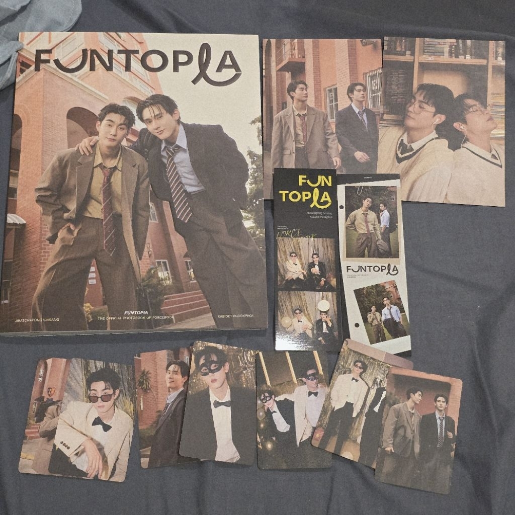 ForceBook Funtopia Fancon Photobook mini Photoset Random Card ฟอสบุ๊ค ForceBook Tomafox GMMTV