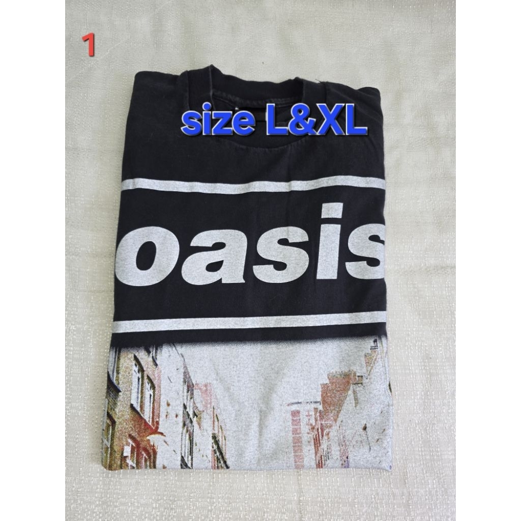 เสื้อยืด oversize  วินเทจ วง  ชาย/ หญิง ราคา ถูกที่สุด ดีลบีเคเค แกลเลอรีภาพที่ 2
