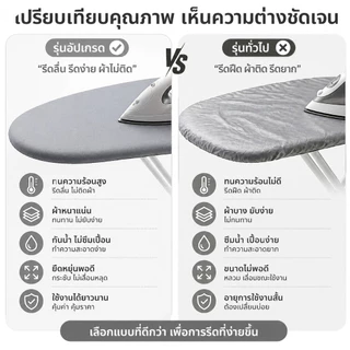 CSH ผ้าคลุมโต๊ะรีดผ้า ผ้ารองรีด ผ้ารีดผ้าสะท้อนความร้อน กันความร้อน รีดลื่น ไม่ติดผ้า โต๊ะรีดผ้า อะไหล่โต๊ะรีด