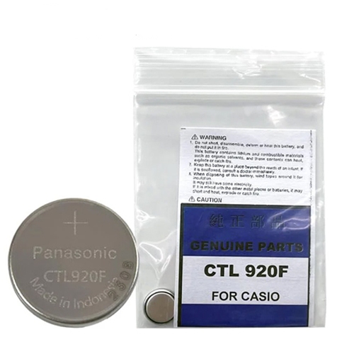 ถ่านกระดุม Panasonic ของแท้ ถ่านชาร์จ Kinetic Capacitor รุ่น CTL920, CTL920F