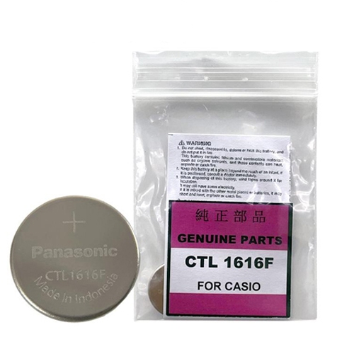 ถ่านกระดุม Panasonic ของแท้ ถ่านชาร์จ Kinetic Capacitor รุ่น CTL1616, CTL1616F