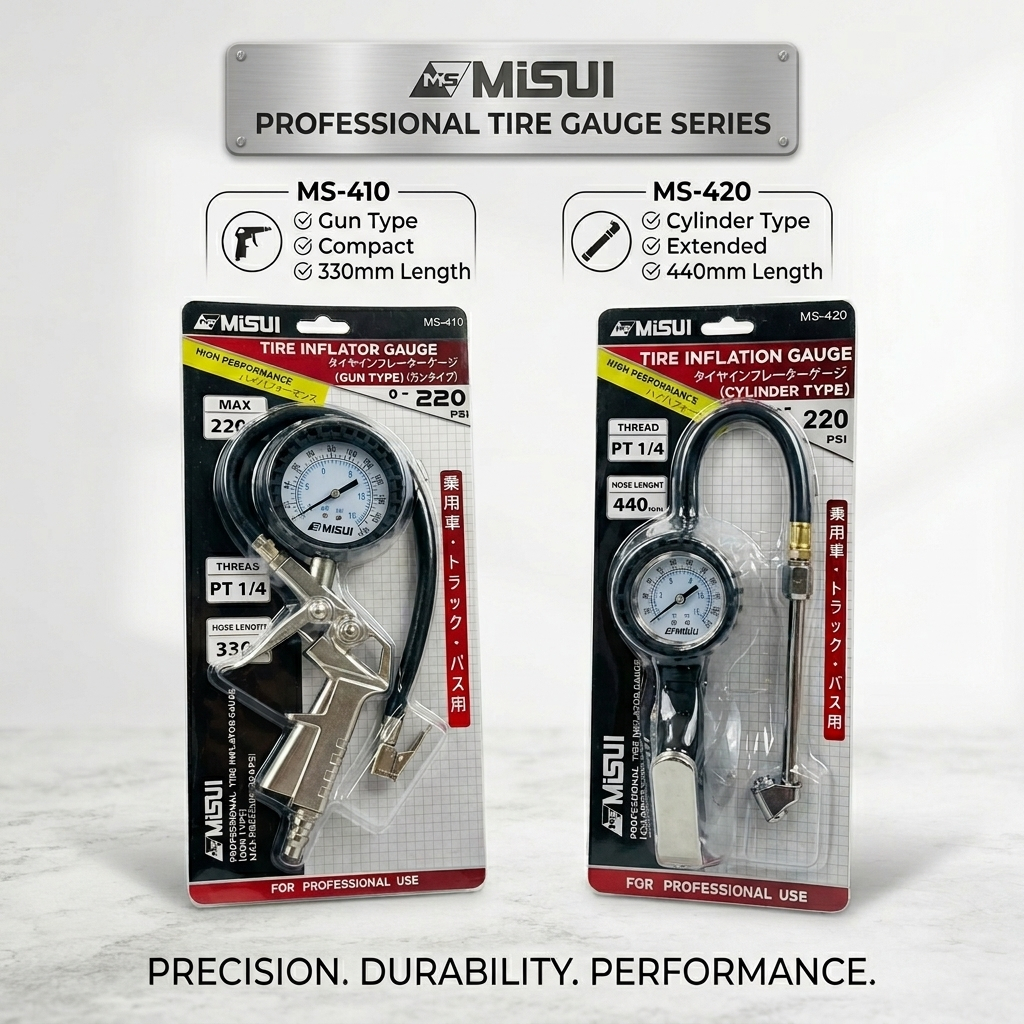 เกจ์ วัดลมยาง ยี่ห้อ MISUI # รุ่น MS-410  MS-420