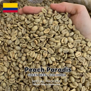 เมล็ดกาแฟดิบ พีซ พาราไดซ์ Peach Paradis : Green Bean Colombia . Special Process บรรจุ 500g. - 1 kg. P&T KoffRoad