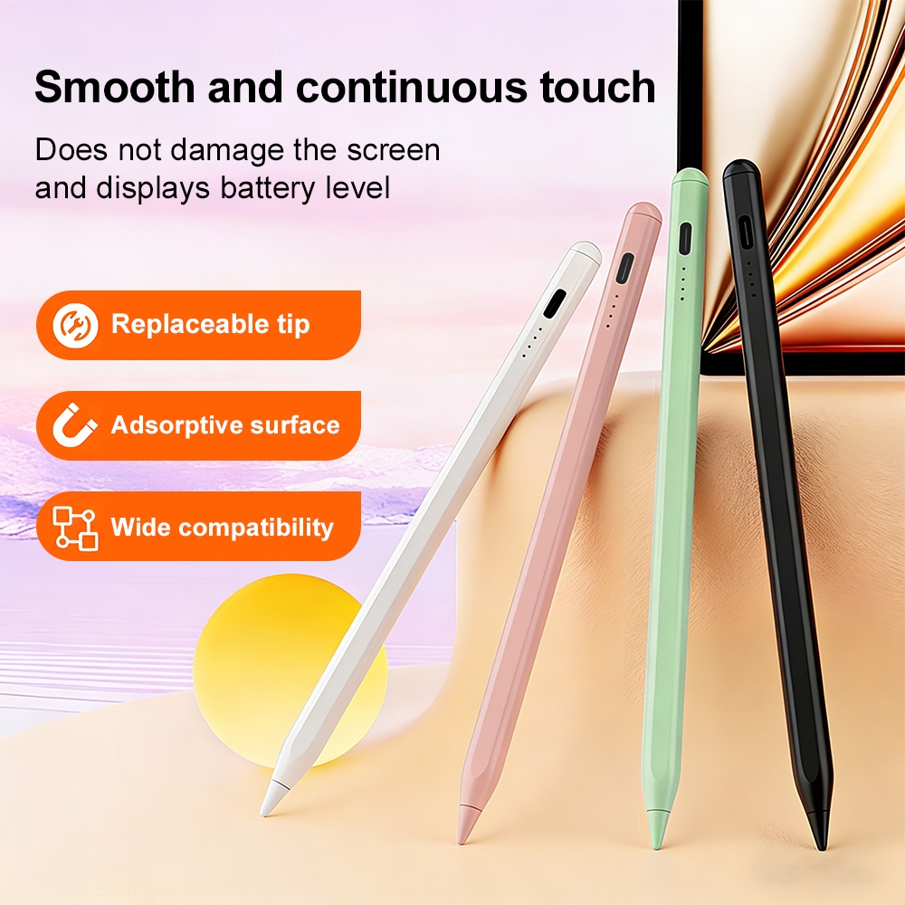 ปากกา Stylus แบบแม่เหล็ก รองรับ iPad กันฝ่ามือ ปรับองศาได้ stylus pen