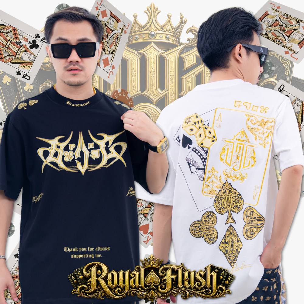เสื้อ BวC V60 Royal Flush♠️♥️♣️♦️