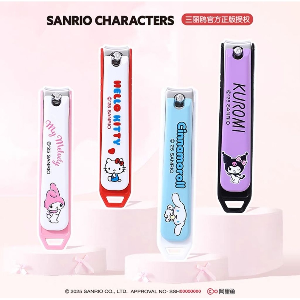 Sanrio​ ที่ตัดเล็บ​ กรรไกร​ตัด​เล็บ​ ลายการ์ตูน​ ขนาดเล็ก​ พกพา​สะดวก​