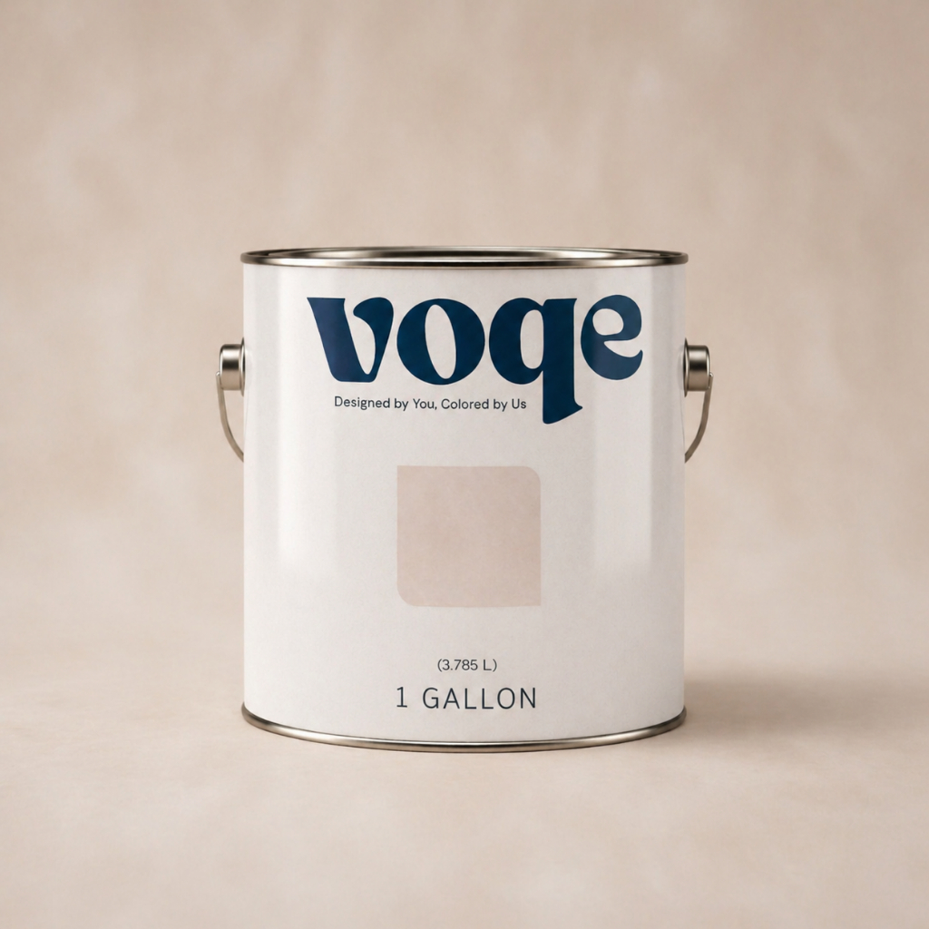 Voqe Mineral Finish เฉดสี ชมพูข้าวฟ่าง สีตกแต่งธรรมชาติ สร้างมิติ ผิวสัมผัสแบบด้าน (Matte Finish)