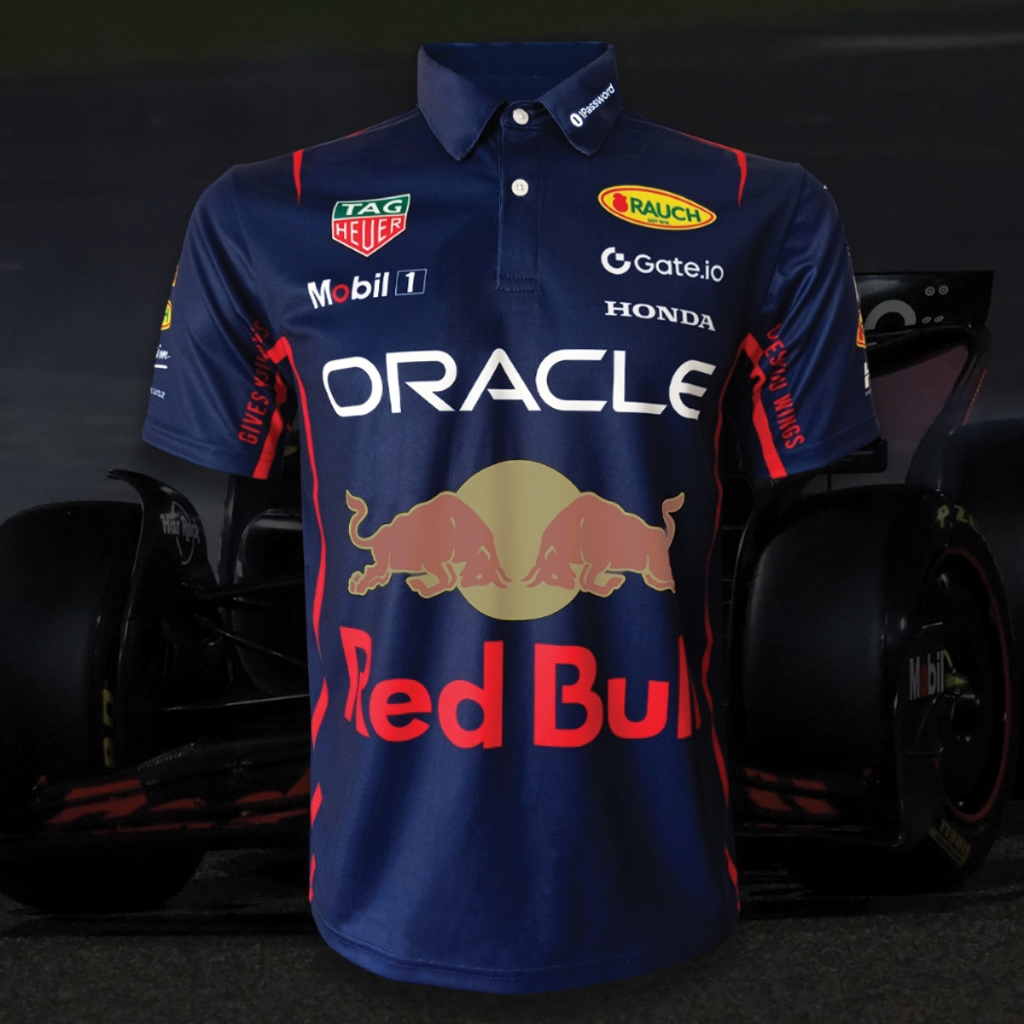 เสื้อ F1 โปโลเสื้อฟอร์มูล่า วัน ทีม เรดบูล ปี2025 #FM0125 ไซส์ S-5XL