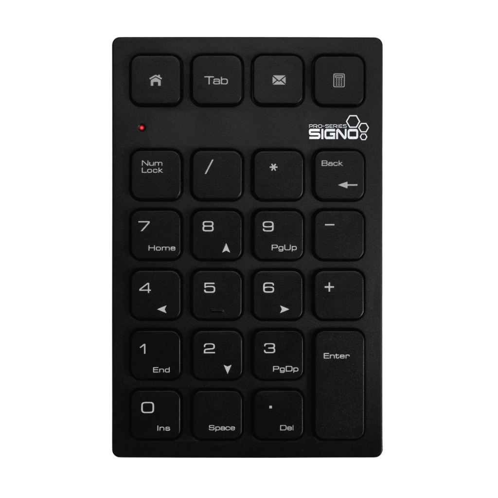 SIGNO KP-71 Wireless Numeric Keypad คีย์บอร์ดตัวเลขไร้สาย มีระบบประหยัดพลังงาน
