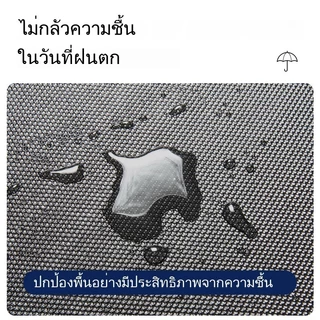 [พร้อมส่ง] พรมเช็ดเท้าหน้าประตู กันลื่น ดักฝุ่น เก็บโคลนได้ดี ใช้ได้ทั้งในบ้านและนอกบ้าน ทำความสะอาดง่าย ทนทาน