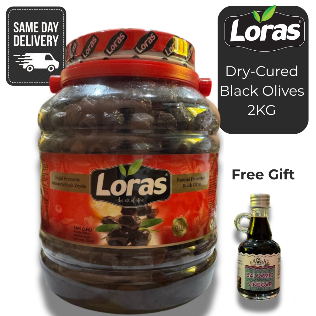 Loras Black olives 2kg dry cured gemlik sele olives 949baht  NO CASH ON DELIVERY ไม่รับชำระเงินป