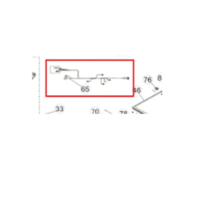 อะไหล่ของแท้/ชุดสายไฟเครื่องวักผ้าไฮเซนส์/K2389281/Conductor assembly/Hisense/รุ่น WTJH1313UB