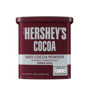 Hershey's 100% Cocoa Powder เฮอร์ชี่ส์ ผงโกโก้ 100% 226 กรัม (g.) BBE: 10/04/2028