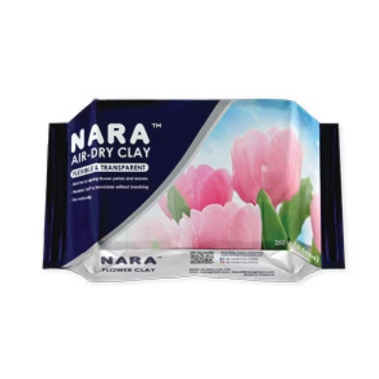 TheBestDIY ดินไทย ดินปั้นดอกไม้ ดินปั้นของจิ๋ว สีขาว NARA White Thai Clay ,Flower Clay 250g