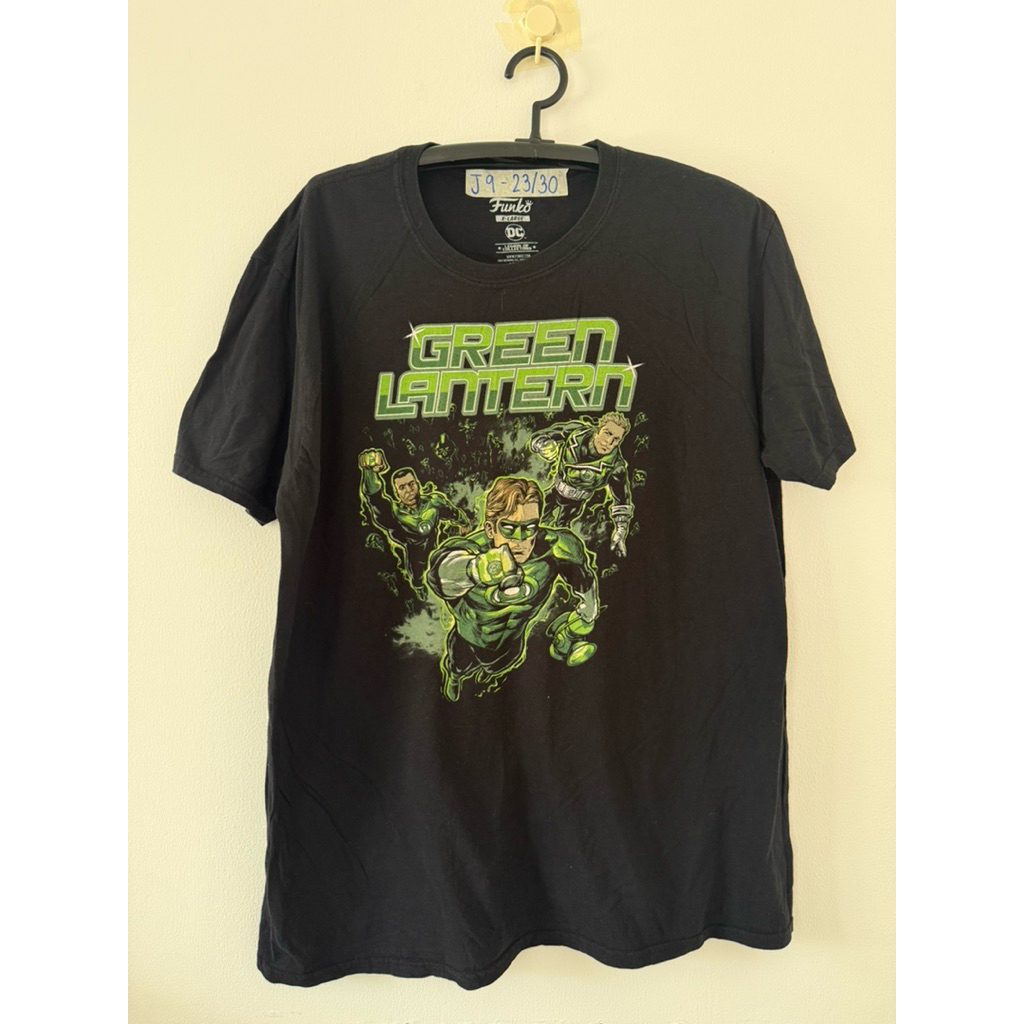 เสื้อยืดมือสองลาย GREEN LANTERN ไซส์ XL เสื้อวินเทจ งานคัด
