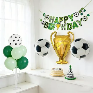 ⚽️ธงปาร์ตี้ฟุตบอล ป้ายแบนเนอร์ ธงวันเกิดHappy birthday ธงราววันเกิด สําหรับตกแต่งปาร์ตี้วันเกิด⚽️