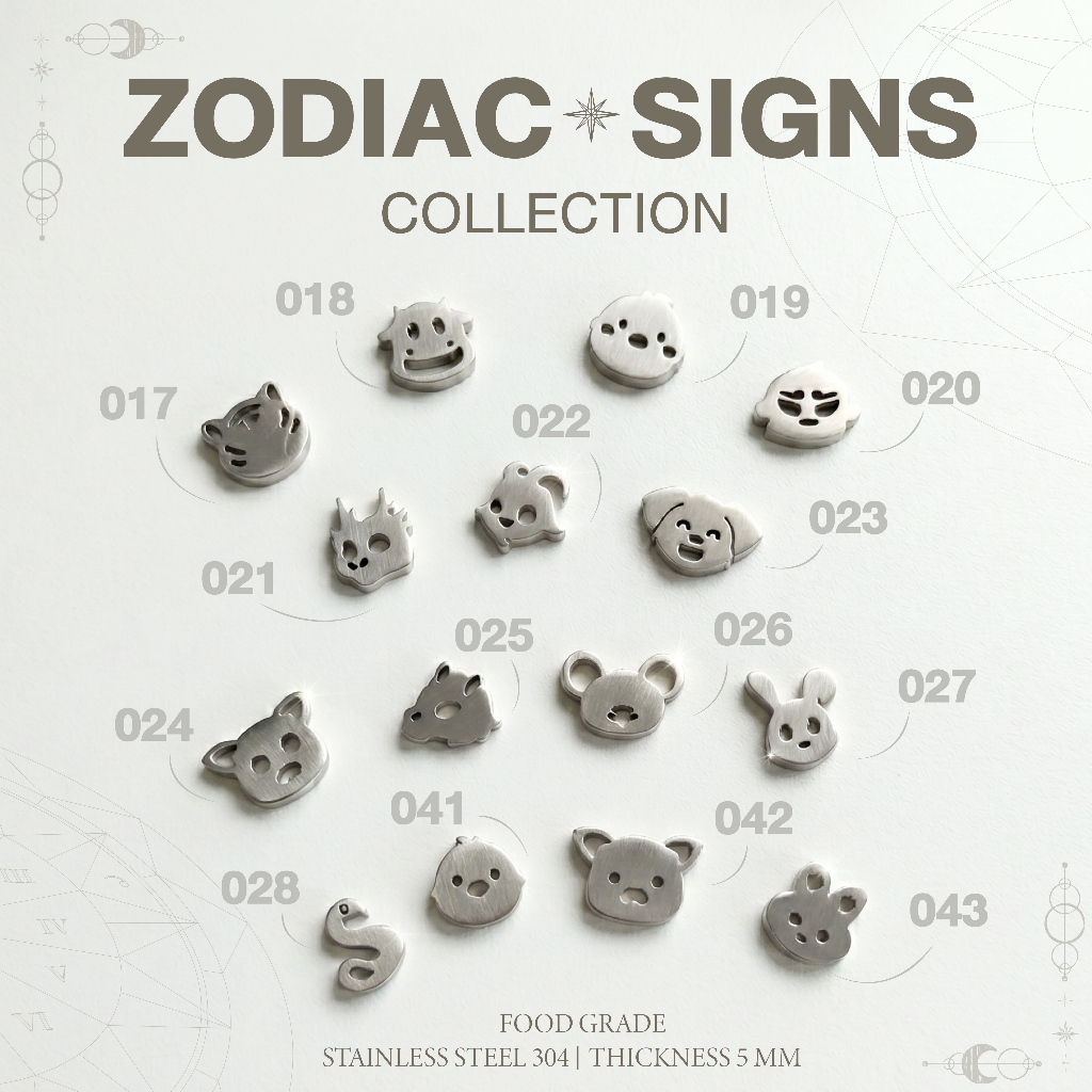 [สินค้าใหม่] ลูกร่อนผงมัทฉะคอลเลคชั่น 12 ราศี, ญี่ปุ่นและอวกาศ เก็บผิวเนียนสวยเงา หนา 5 mm. สแตนเลส 304 เกรดทำอาหาร