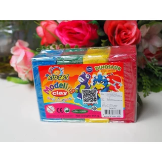 KidArt ดินน้ำมัน 4 สี 454 กรัม T454-DI ดินปั้นเด็ก Non-Toxic ปั้นได้ง่าย ไม่แห้งเร็ว สำหรับงานศิลปะ DIY