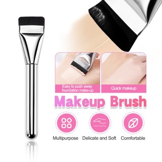 ซื้อ1แถม1 แปรงรองพื้น แปรงแต่งหน้ารองพื้น Foundation Brush แปรงแต่งหน้า แปรงเกลี่ยรองพื้น แปรงมาสก์หน้า แบบบางพิเศษ