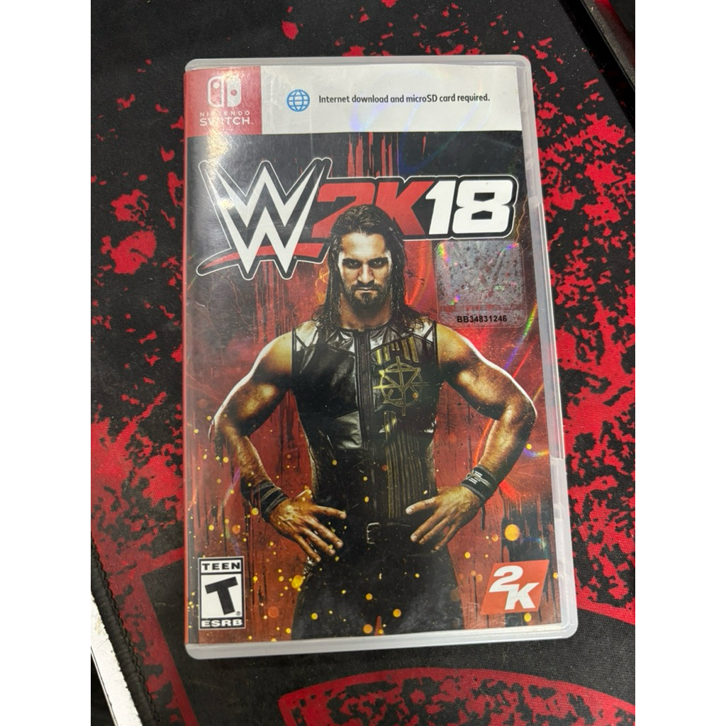 แผ่นเกมส์ Nintendo Switch : มวยปล้ำ WWE W2K18 (มือสอง)