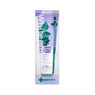 Dentiste whitening purple toothpaste 100g เดนทิสเต้ ยาสีฟัน ไวท์เทนนิ่ง เพอเพิล 100 กรัม