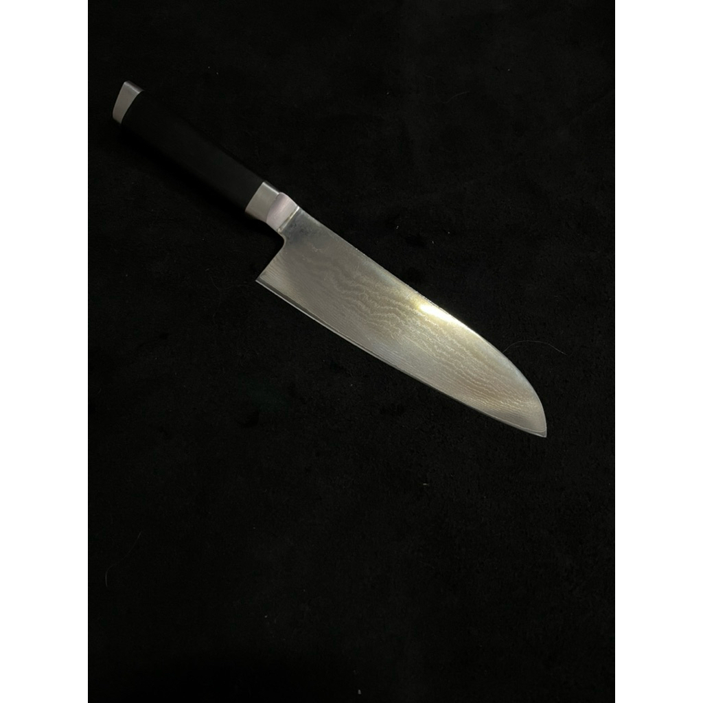 มีดญี่ปุ่นมือสอง Seki Magoroku Damascus Santoku 170mm.