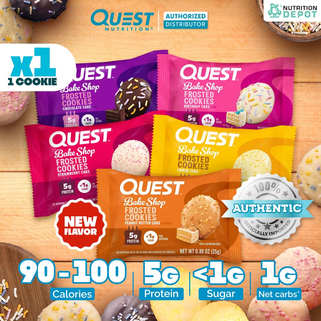 Quest Protein Frosted Cookie  1 Piece