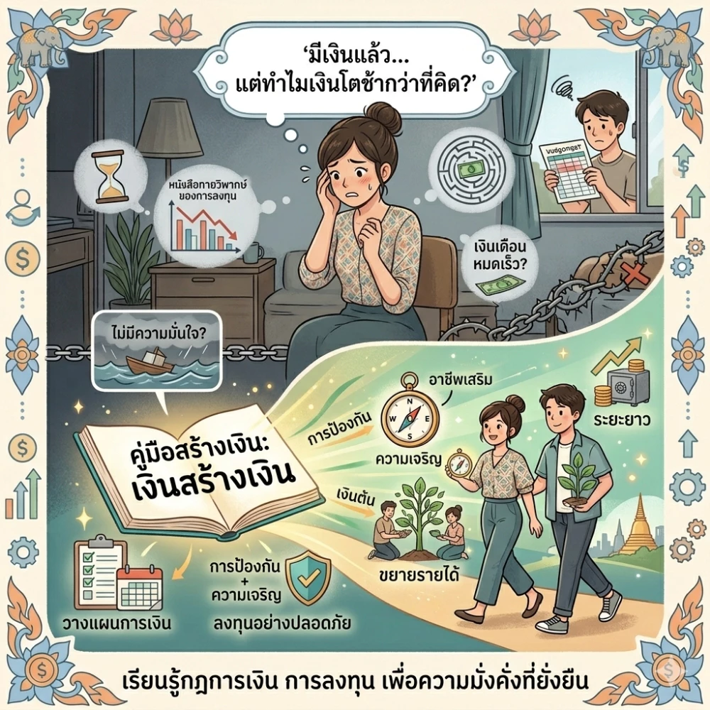หนังสือ เงินสร้างเงิน คู่มือบริหารการเงินและพื้นฐานการลงทุน เพื่ออิสรภาพทางการเงินสำหรับมือใหม่ thumbnail 3