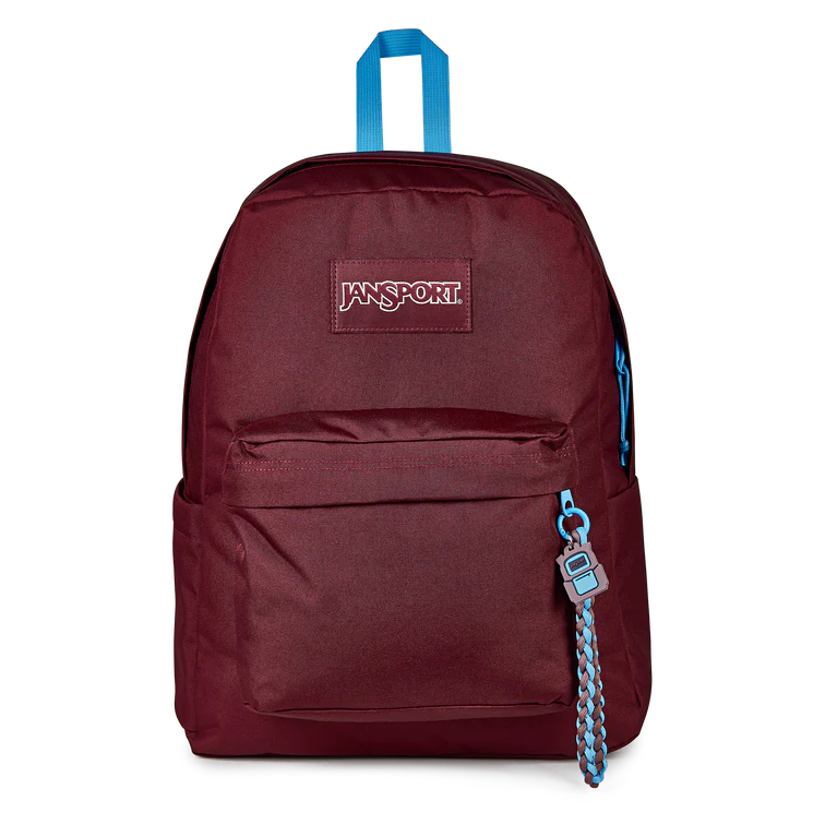 JanSport รุ่น SUPERBREAK PLUS CHARMED - กระเป๋าเป้ Laptop 15 นิ้ว สะพายหลัง นักเรียน ใส่โน๊ตบุ๊ค