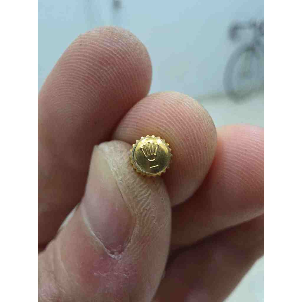 เม็ดมะยม ROLEX สวย เดิมๆ อะไหล่นาฬิกา ของใหม่  ขายชิ้นงาน ตามสภาพ ไม่ได้รับประกัน พร้อมส่ง