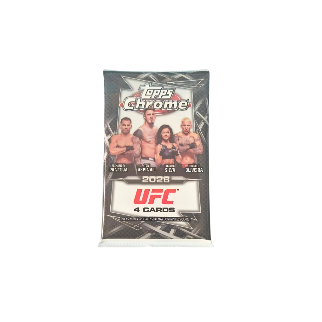 [ 1 ซอง ] พร้อมส่ง! Topps Chrome UFC 2026 Value Pack (p3)