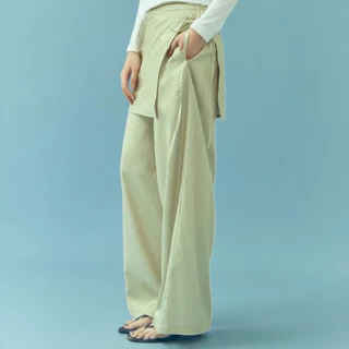 Pair Layered Pants - The Summer Project / กางเกงขายาว กางเกงเรียบ quiet luxury pants, office outfit
