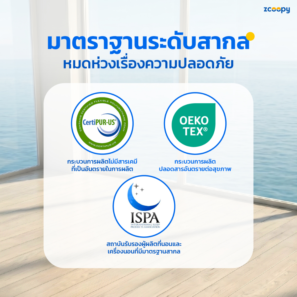 Zcoopy ที่นอน สัมผัสนุ่ม ไม่สะสมความร้อน จัดส่งในกล่อง น้ำหนักเบา ราคาประหยัด ส่งฟรี รุ่น Coolmax ราคา ถูกที่สุด ดีลบีเคเค แกลเลอรีภาพที่ 7