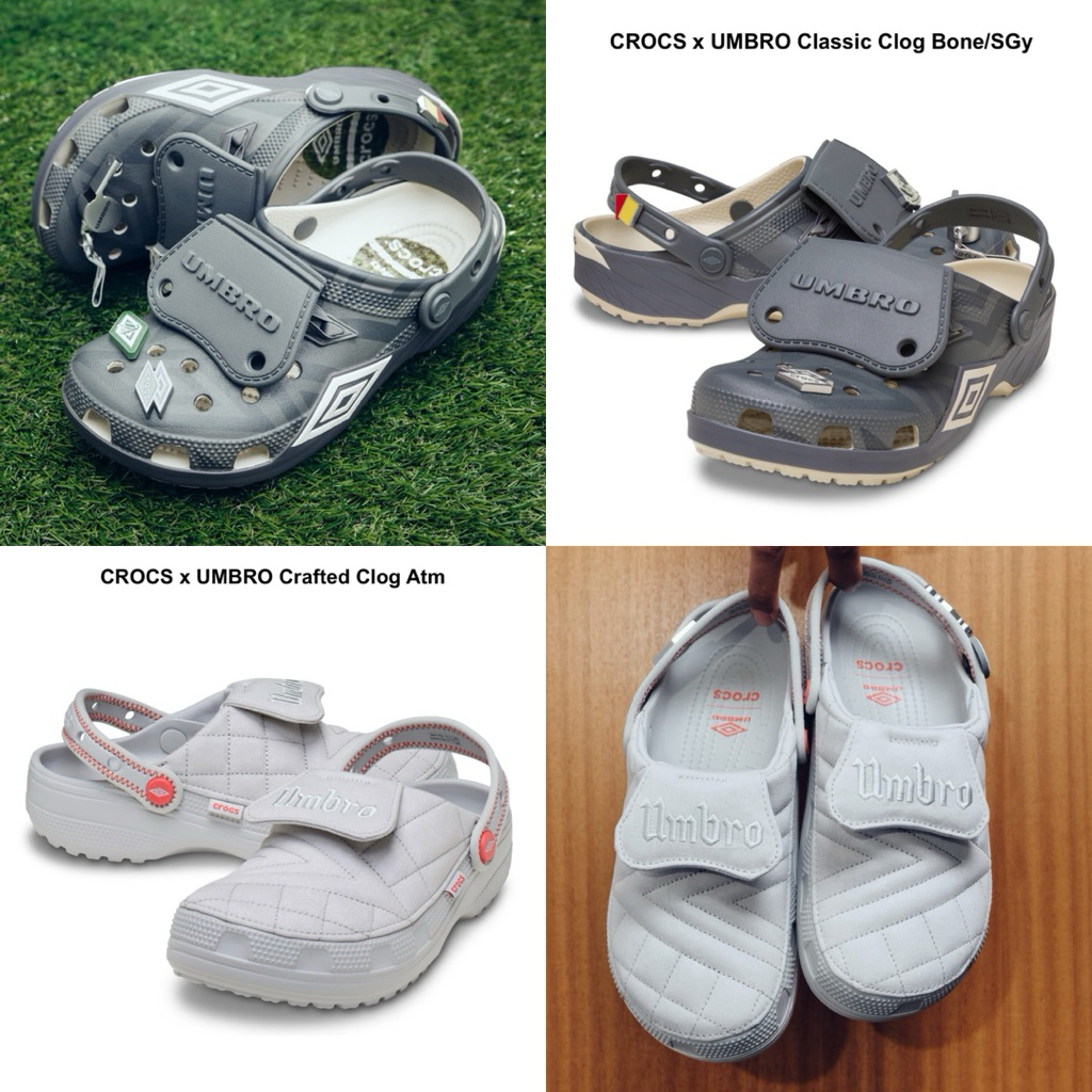 (💯มือ1ของแท้พร้อมส่ง)(🚛กทม.ส่งด่วน) รองเท้า CROCS X UMBRO