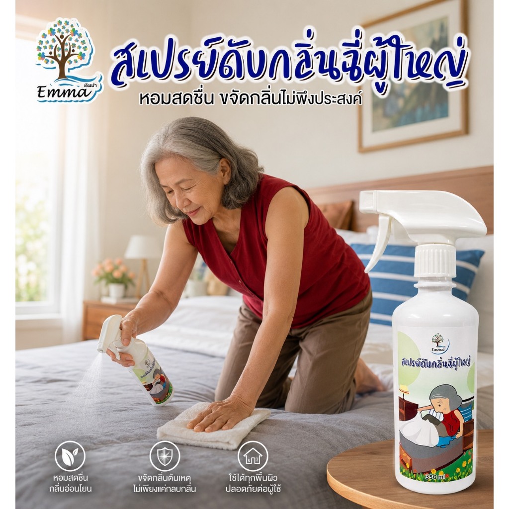 สเปร์ดับกลิ่นฉี่ผู้ใหญ่ ปริมาณ 3 ลิตร