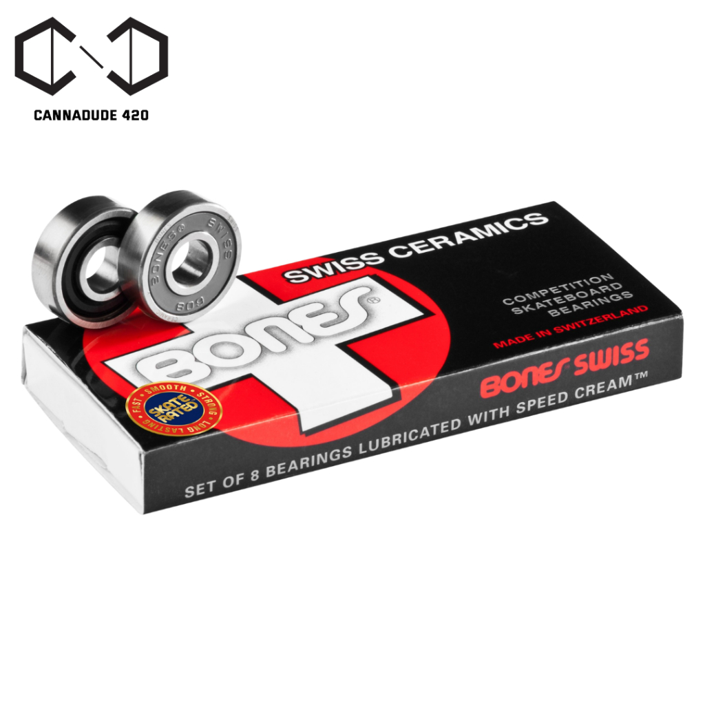 Bones Swiss Ceramic Skateboard Bearings 8 pack [CC038]
