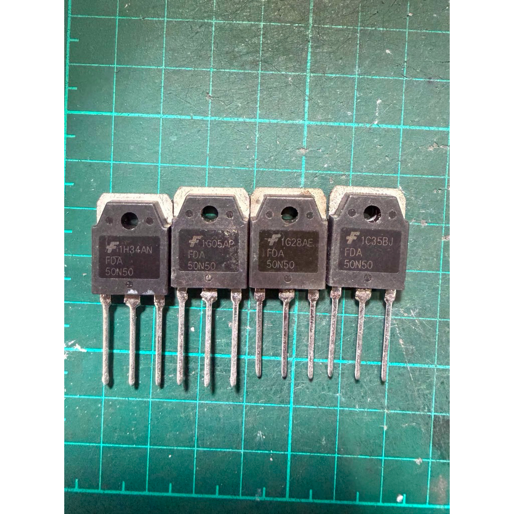 [1ชิ้น] FDA50N50 N-Channel Power MOSFET 500V 50A TO-3P ของแท้ถอดจากเครื่อง