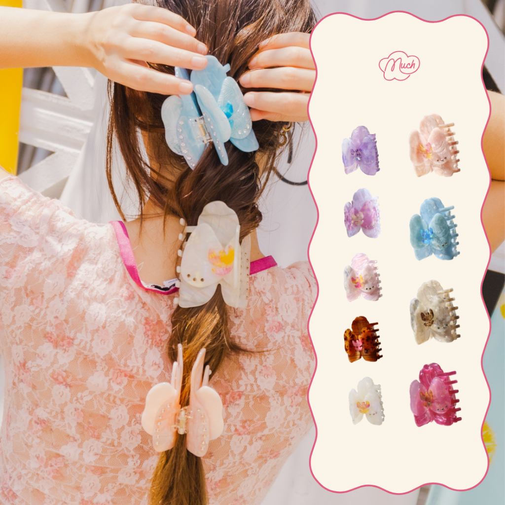 พร้อมส่ง VARY MUCH  กิ๊บติดผม Hair Claw & Hair Clip Original design VARYMUCH by VARYWELL ORCHID COLL