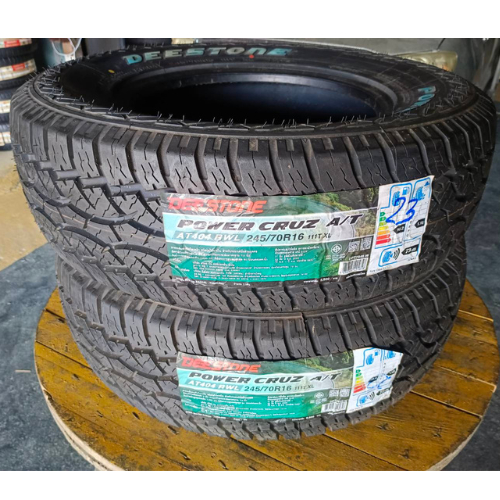 245/70-16 ดีสโตน AT-404 ยางใหม่ปี23 เส้นละ 1,950-