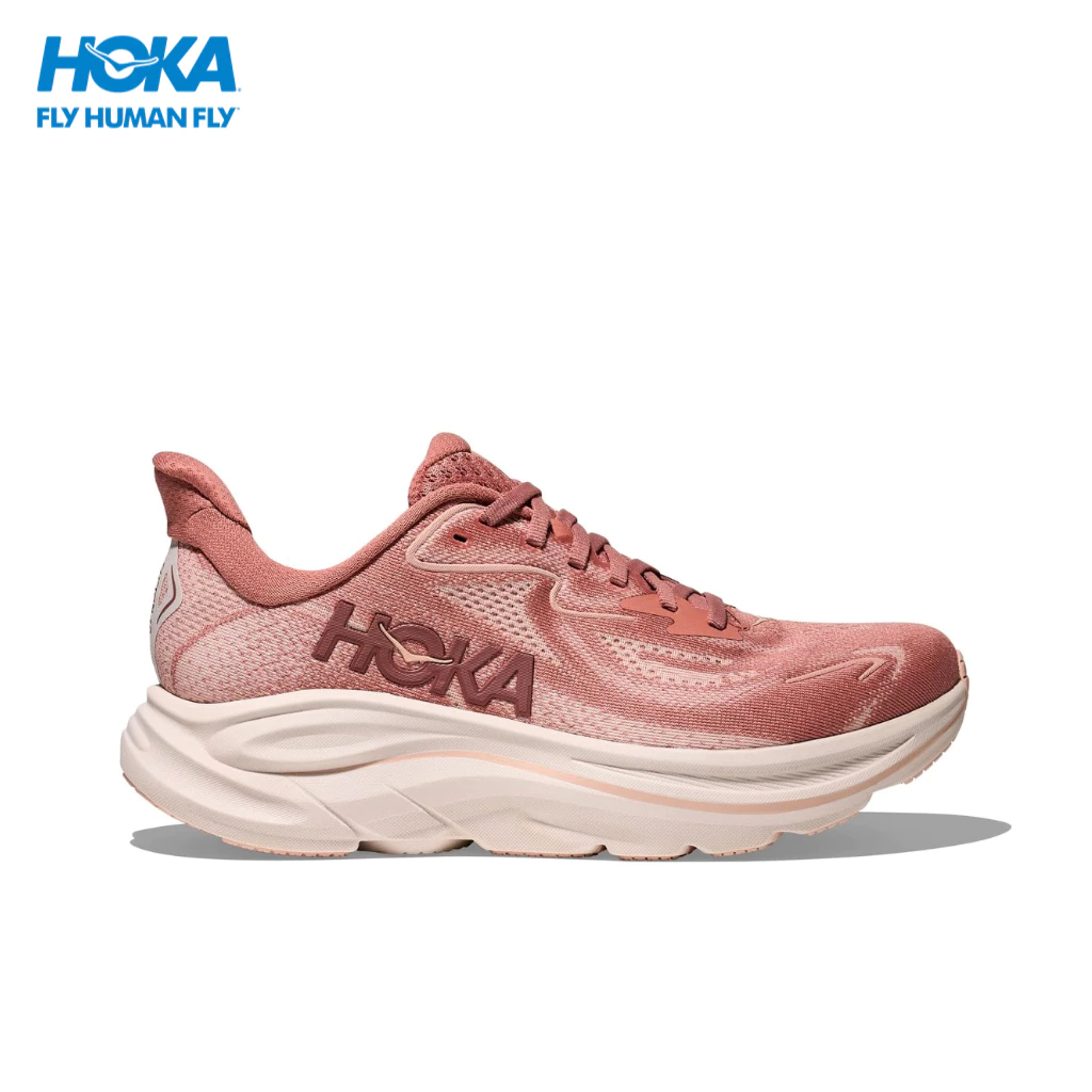 【Official Store】Hoka Clifton 10 1162032-BHRS รองเท้าวิ่งมาราธอนหญิง หนานุ่ม ระบบดูดซับแรงกระแทกดี น้