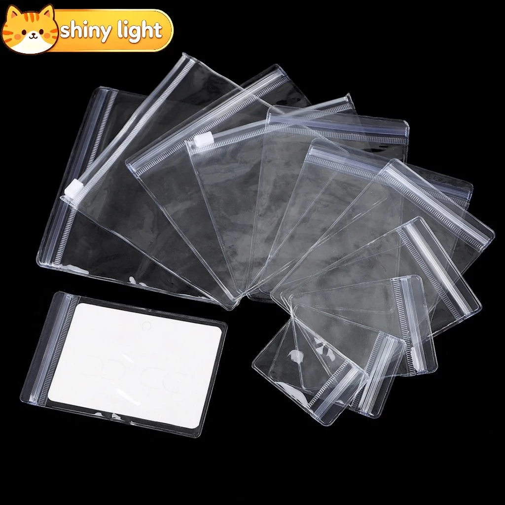 ถุงพลาสติกซิปล็อค PVC ใสหนาพิเศษ ปิดสนิท ใส่แหวน สร้อยคอ ลูกปัด อุปกรณ์DIY ของขวัญ